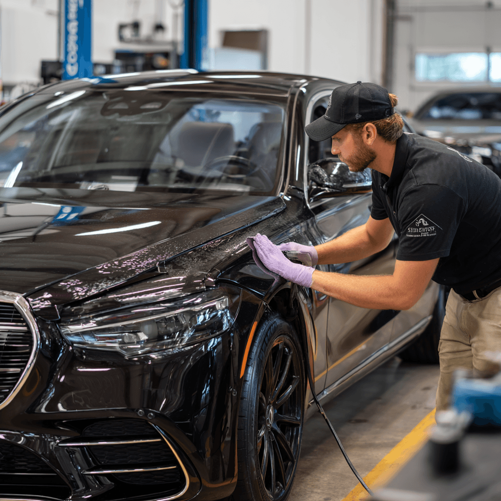 Automotive Design & Protection Specialist near Baltimore, MD applying PPF
